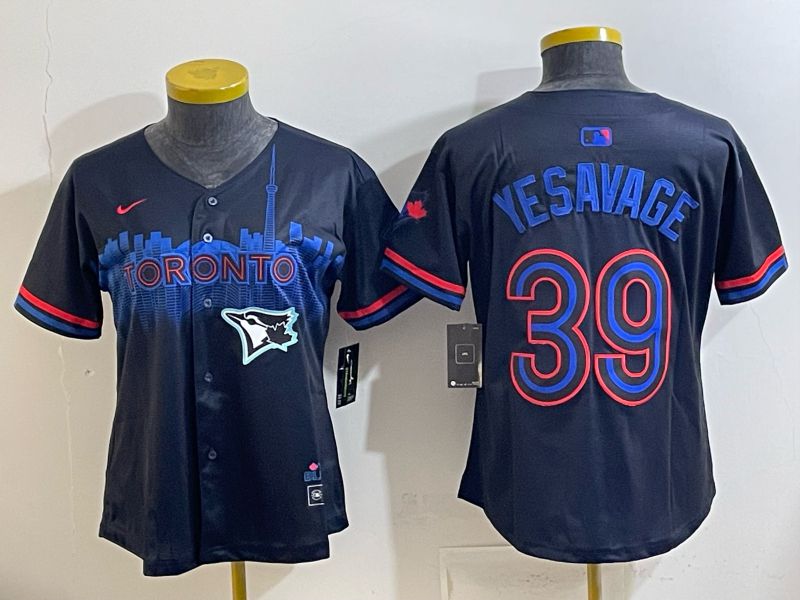 Women 2025 Nike Toronto Blue Jays #39 Yesavage Blue Game MLB Jersey 02->women mlb jersey->Women Jersey